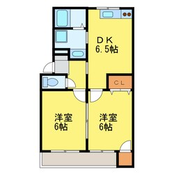 第２三木ハイツの物件間取画像